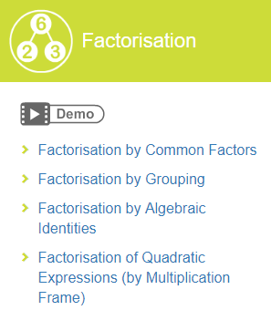 Factorisation