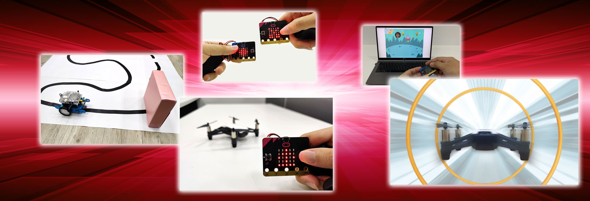 Scratch, mBot, micro:bit, Drone